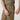 Nylon windrunner pants, tan, hip zip pocket with logo patch and drawstring waist