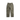 Olive cargo tactical pants with elastic waist and large side cargo pockets
