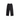 Black tactical cargo pants with cargo pockets and elastic drawstring waistband