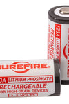 Surefire 123A / SFLFP123 3.2V Lithium Phosphate Battery 2-Pack with Charger Kit