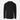 Black long-sleeve logo T-shirt, back view with neck branding