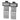 SW grey wall holster mount pair with perforated plate inserts