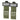 OD green wall holster mount pair with perforated plate inserts