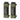 OD green picatinny rail wall rack system, two pieces with screw mount bosses