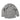 Grey softshell jacket with hooded back panel and zipped front