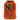 Orange 10L dirt bag with top roll closure and black No Trace graphic