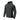Dark gray zip-up hoodie with hood and sleeve zip pockets
