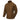 Brown combat shirt with hood, front button placket, chest pocket, and sleeve pocket.
