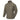 Khaki combat shirt with hood, front button placket, chest pocket, and sleeve pocket.