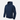 Navy blue kangaroo hoodie with adjustable hood and front kangaroo pocket