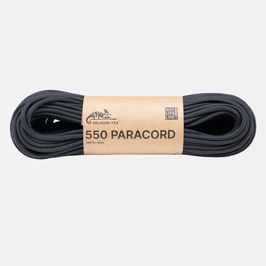 Helikon 550 paracord bundle, dark navy/black coiled cord