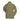 Olive green M-65 field jacket, back view with stand collar and cinch hem