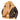 Brown and tan sheepskin bomber jacket with tan shearling collar and side pockets