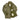 Olive green M-65 field jacket with zip front, flap pockets, and inner labels