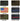 PVC US flag patch, rectangular with star field and stripes in dark, coyote, blue/red line