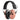 Apollo electronic earmuffs, rose pink earcups with black headband and side controls