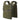 Woodland camouflage tactical plate carrier vest with front MOLLE webbing and padded pouch