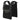 Multicam Black tactical plate carrier vest with front MOLLE webbing and padded front pouch