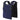 Blue tactical plate carrier vest with front MOLLE webbing and padded side panels