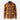 Orange plaid button-up shirt with button front and two chest flap pockets