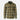 Green plaid button-up shirt with button front and two chest flap pockets