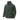 Dark green windblocker jacket with full zip, stand collar, zip chest and side pockets