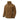 Brown windblocker jacket with full zip, stand collar, zip chest and side pockets