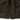 Olive polyester jacket front zipper with branded tape and snap buttons at hem