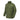 Olive green combat jacket with stand collar, zip front, and flap pockets