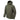 Hooded insulated jacket, gray speckled camo, full-length front zipper and drawstring hood