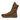 Coyote brown lace-up tactical boot with elastic side panels and rugged tread sole