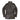 Dark brown lambskin M-51 field jacket back view with high stand collar