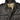 Dark brown lambskin jacket close-up with stand collar, front zip, and snap tabs