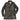 Dark brown lambskin field jacket with four chest pockets and snap-button placket