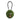 OD Green 3-digit combination cable lock with braided steel cable