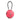 Prison Pink 3-digit combination cable lock with braided steel cable