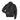 Black flight bomber jacket back view with ribbed hem and collar.