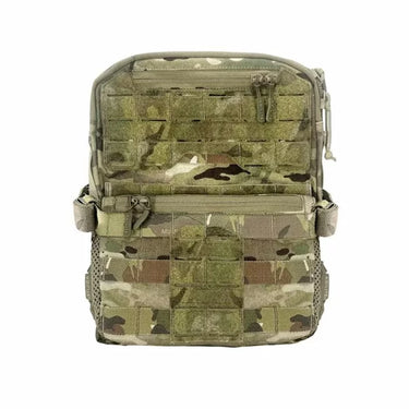 Multicam micro MAP assault panel with front MOLLE webbing and padded organizer
