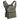 Olive drab plate carrier vest with MOLLE front panel, webbing straps, and shoulder pads.