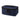 Cordura ammo box in dark blue fabric with zip top and molded top panel