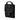 Black flat medical pouch with handle, first aid cross patch and hook-and-loop flap
