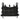 Dark camouflage MOLLE tactical flap pouch with elastic top cords and side mounting straps