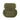 Olive green tactical pouch with zippered front pocket and padded hook-loop flap