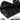 Black pistol magazine sling pouch, open top with two elastic magazine slots