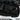 Black pistol magazine sling pouch with loop panel, reinforced pockets and strap