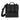 Black tactical sling pouch with three front flap pockets and webbed shoulder strap
