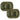 OD green 12 gauge shotgun shell cards, two-pocket holder set