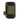 Rifle magazine holder pouch, single-slot side view in OD green with black elastic
