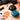 Leather-cased tape measure set with teal and black round cases and white tape