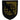 Embroidered military-style shield patch with yellow-green circular emblem on black backing